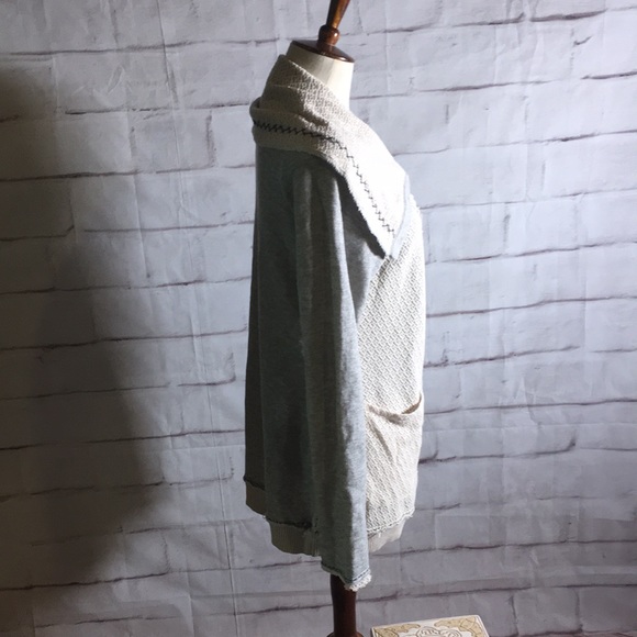 Saturday Sunday Terry Cotton Sweater Cardigan - Picture 5 of 7